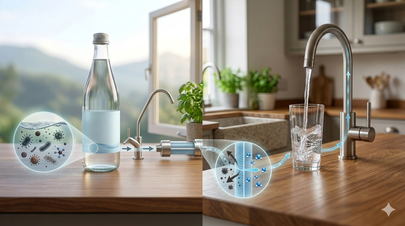 Bottled water vs. home purified water: which is better?
